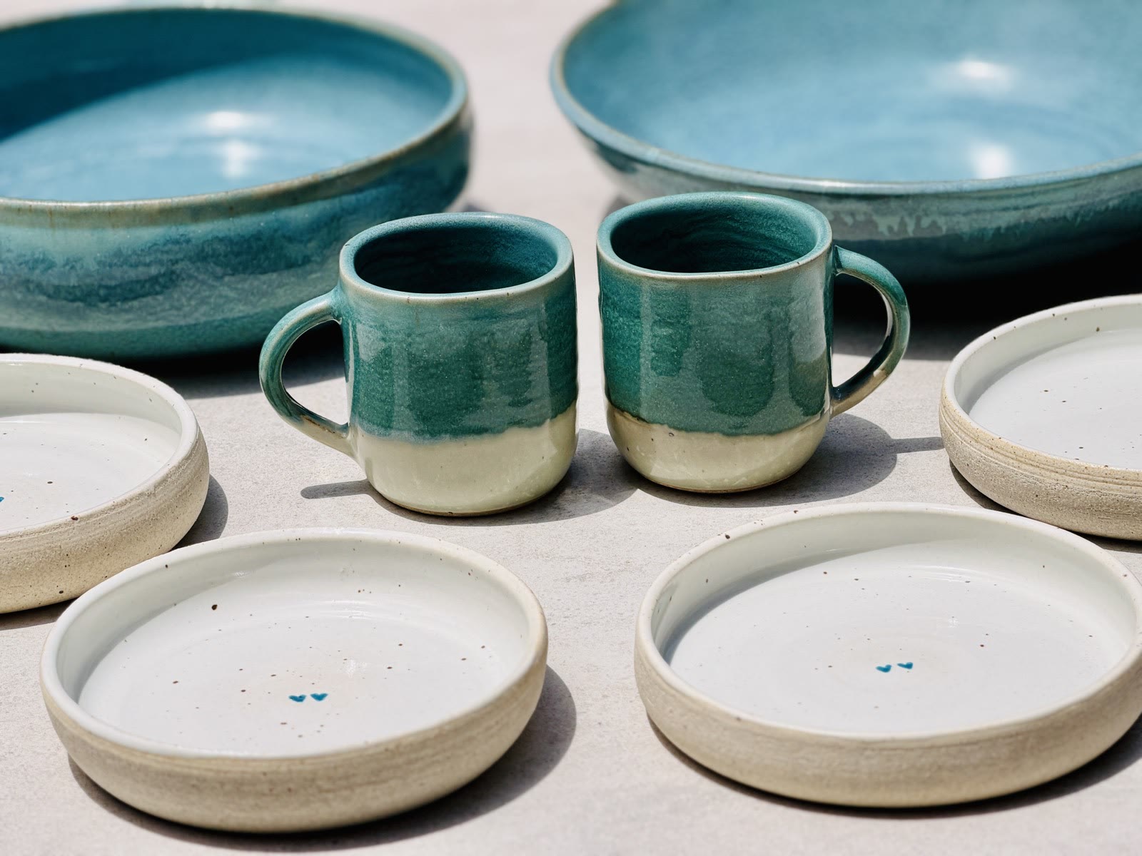 Handmade pottery by Suzanne Luna